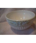 White Ceramic Scalloped Serving Bowl New - £1.59 GBP