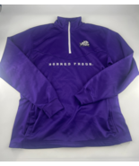 TCU Horned Frogs Short Mens Large Purple Pullover Sportswear Long Sleeve... - $27.29
