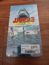 JAWS 3 MCA Rare 1989 VHS DENNIS QUAID, Tear On Seal - $40.00