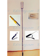 Telescopic Fish Gaff Stainless Ice Sea Fishing Spear &amp; Hook Lip Gripper ... - $135.06 MXN+