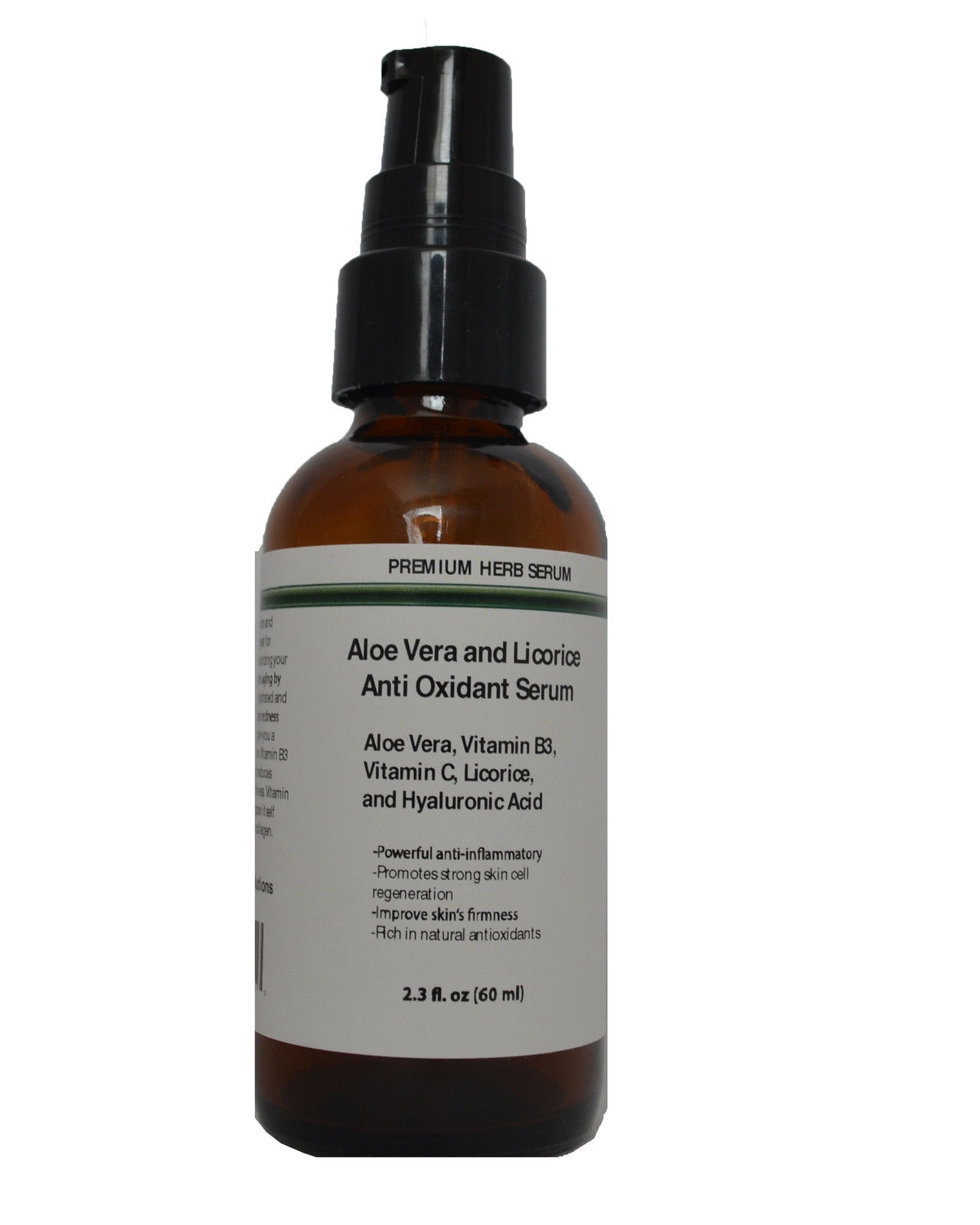 Antioxidant Serum with Aloe Vera,B3,Vitamin C,Licorice,and Hyaluronic Acid 2.3oz - $28.66