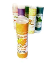 Orange Cream LIP BALM - All Natural Handmade with Orange &amp; Vanilla Taste &amp; SPF - £3.98 GBP