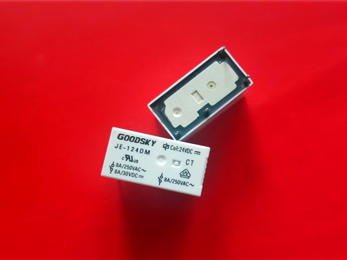 JE-124DM, Coil: 24VDC Relay, GOODSKY Brand New!! - $9.75