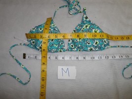 Billabong Aloha Triangle Bikini Top Multicolor Size M Nwot - £17.33 GBP