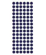 1/2&quot; Sapphire Blue Dots Round Vinyl Color Coded Inventory Label Sticker ... - £1.58 GBP+