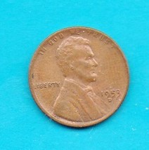 1953 D Lincoln Wheat Penny- Circulated - £3.91 GBP