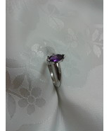 Beautiful Sterling Silver With Purple Stone - $493.73 MXN