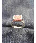 Beautiful Sterling Silver With Rose Stone - $1,087.70 MXN