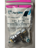 10 Packs 1/2&quot; Push-Fit X 3/8&quot; OD Genuine SharkBite Angle Stop Valve 1/4 ... - $94.05