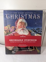 NEW Hallmark The Night Before Christmas Recordable Story Book 2009 kids Santa - £39.96 GBP