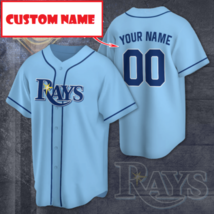 Personalized You Tampa Bay Rays Baseball Jersey Custom Name Size S-5XL - £38.97 GBP