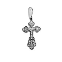 TerraSantaStore Small Delicate Sterling Silver Crucifix Necklace for Women Men 0 - $17.64