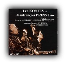 Lee Konitz &amp; Jeanfrançois Prins Trio Live at the Manhattan Jazz Club *FR... - $34.95
