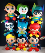 Justice League Gradient Set of 9 Stuffed Dolls Batman 7” Plush Rare  DC ... - £66.56 GBP