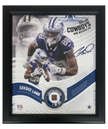 CeeDee Lamb Dallas Cowboys Framed 15&quot; x 17&quot; Game Used Football Collage L... - £93.03 GBP