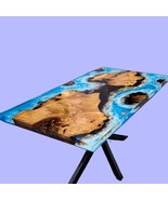 Unique Blue Island Look Epoxy Resin Table – Custom Dining, Coffee, Side ... - $224.68+