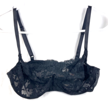 Vintage Victoria Secret Bra 34B Sheer Lace Panel Underwire Chemise Linge... - £25.41 GBP