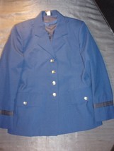 Usgi U.S. Military Usaf Women's Blue Cadet Uniform Service Coat Jacket Size 8R - £38.84 GBP