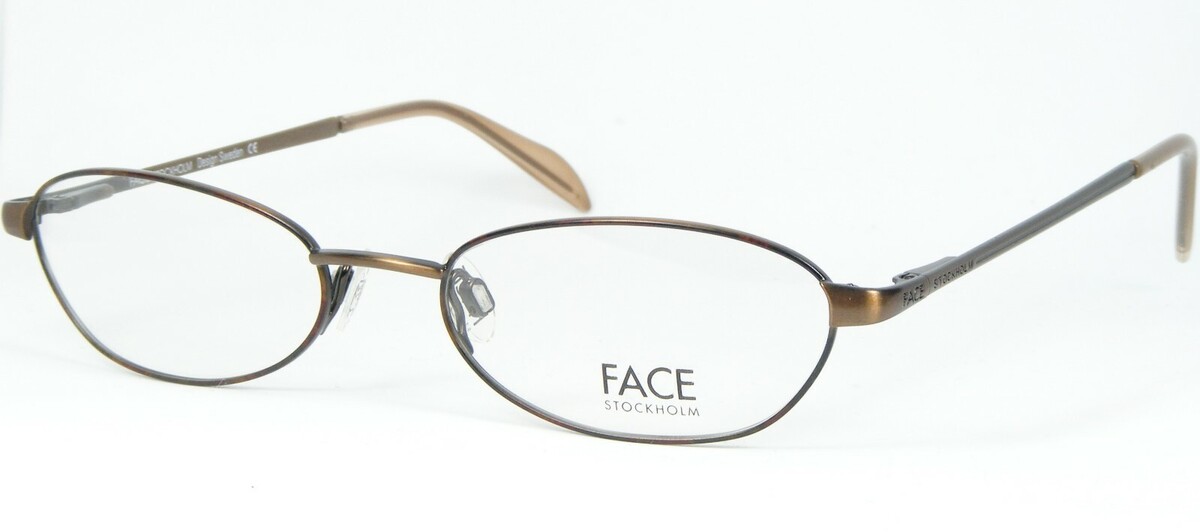 Face Stockholm Love 3 203,3 Écaille Bronze Lunettes Monture 51-18-135mm - $56.58