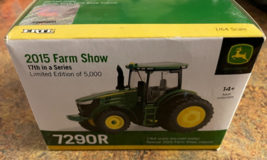 1/64 Ertl John Deere 7290R Mfd Tractor W/ Rear Duals 2015 Farm Show - £29.14 GBP