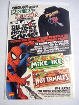 1997 Color Spider-Man Ad Mike and Ike and Hot Tamales Candy by JustBorn - £6.26 GBP