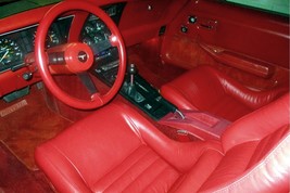 C3 Corvette interior in red | 24x36 inch POSTER | 1967-1982 - £15.37 GBP