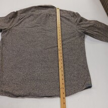 Crayers RN#139535 Men's L Brown Cotton Long Sleeve Heavyweight Button Up Shirt  image 7