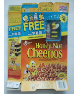 Vintage General Mills Honey Nut Cheerios Empty Cereal Box with Mini Pez ... - £15.12 GBP