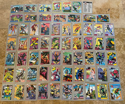 Lot of 63 DC Comics Trading Cards Kanjar Ro Mr Nebula Sinestro Darkseid Desaad - £15.56 GBP