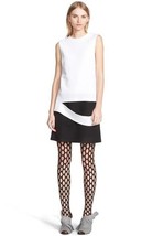 Proenza Schouler Dress Black White Slash Trompe L&#39;Oeil Sleeveless NWT $750 4 - £133.25 GBP