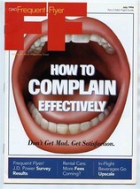 OAG Frequent Flyer Magazine July 1996 How to Complain Effectively  - £10.96 GBP