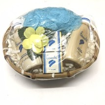 Vtg Benandre Set Bath And Shower Gel Body Scrub Soap English Bath Cubes Basket - £39.13 GBP