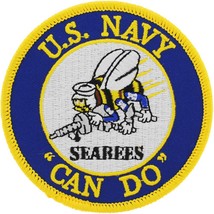 U.S. Navy Seabees Can Do Patch 3&quot;  - £9.39 GBP