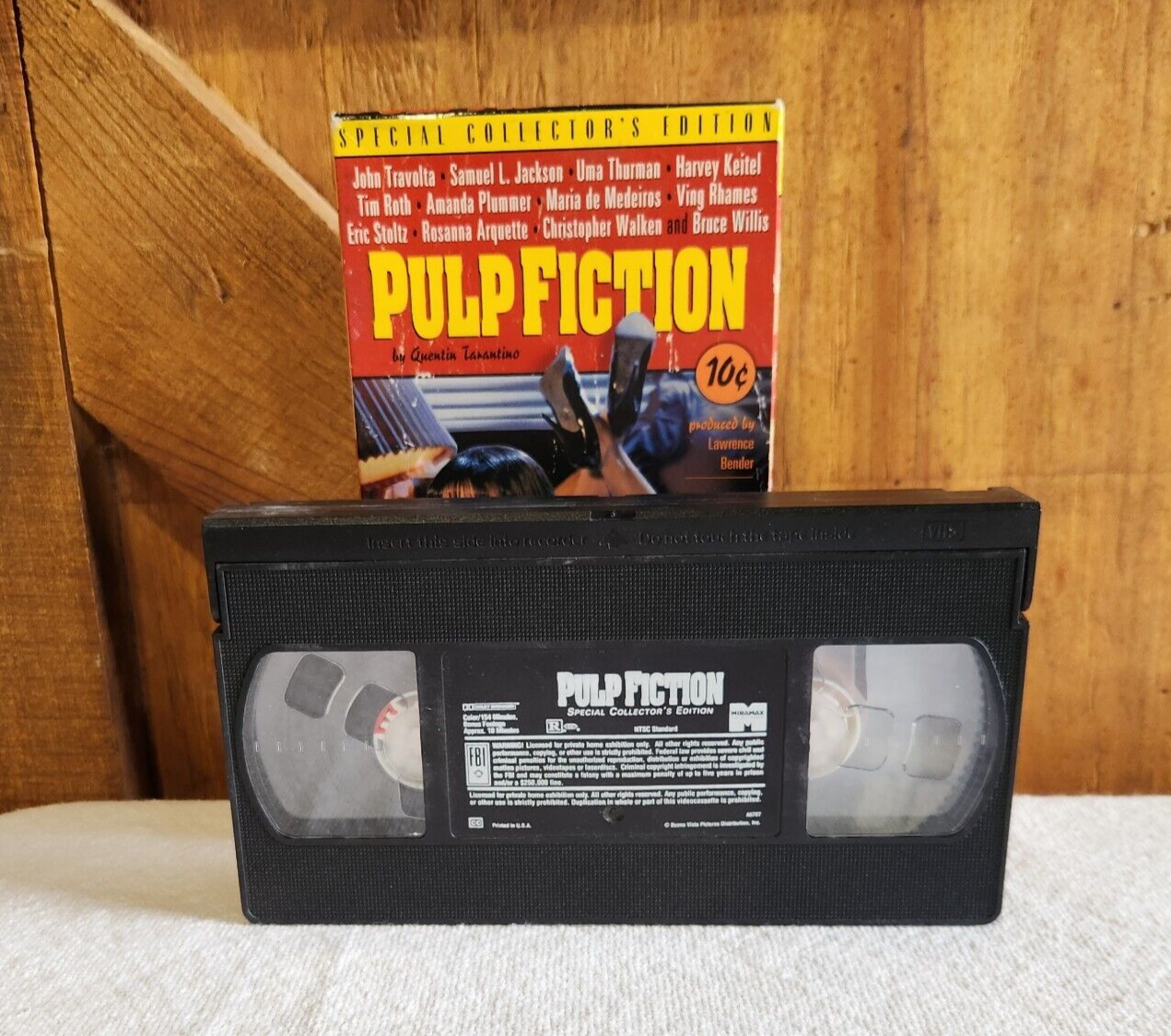 Pulp Fiction VHS 1996 by Quentin Tarantino Special Collectors Edition Ta... - $10.00