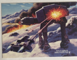Star Wars Shadows Of The Empire Trading Card #95 Dash Battles At Ats On Hoth - £1.94 GBP