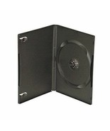 5 - DVD Cases -14mm Premium Standard Single Black DVD Case, 100% New - £10.42 GBP