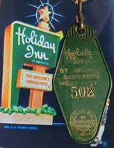 Vintage Holiday Inn St. Michaels , Barbados West Motel Room Key &amp; FOB Ro... - $31.68