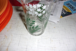Hand painted Flower Drinking Glass - 8 oz. - £12.06 GBP