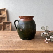 Antique Turkish Terracotta Vase - Vintage Pottery Clay Pot - £78.46 GBP