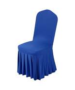 Blue Stretch Chair Covers Spandex Slipcovers 30 Pcs For Elegant Events - $140.99