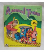 ANTIQUE  1952 ANIMAL TRAIN Children&#39;s A GOLDEN Tell-A-Tale BOOK Vintage ... - €12,71 EUR