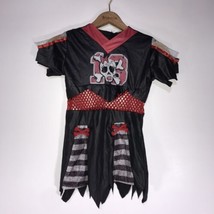 Gothic Cheerleader Halloween Childrens Costume Zombie See Photo For measurement  - £10.38 GBP