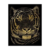 Royal &amp; Langnickel Gold Engraving Art A4 Size Bengal Tiger Designed Pain... - $16.00
