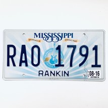 2016 United States Mississippi Rankin County Passenger License Plate RA0... - $11.87