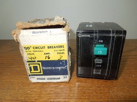 Square D QO315-H 15A 3p 240V Clip-on Breaker New Surplus - £47.43 GBP