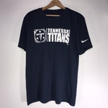 Tennessee Titans Nike Dri-Fit Polyester Size Large Mens T-shirt EUC NFL Football - £15.72 GBP