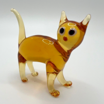 Clearance, Big Discount, Murano Glass, Handcrafted Unique Lovely Cat Fig... - £14.40 GBP