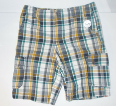 Arizona Jean Co. Boys Plaid Cargo Shorts Various Husky Sizes 14H or 16H ... - $17.99