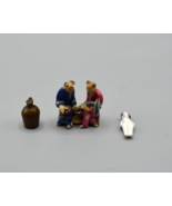 Victorian Miniatures Frozen Charlotte Girl Couple Painted Figurines Jug - £45.50 GBP
