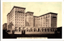 Vtg Postcard The Belverly Wilshire Hotel, Beverly Hills, CA , Postmarked 1943 - £5.33 GBP